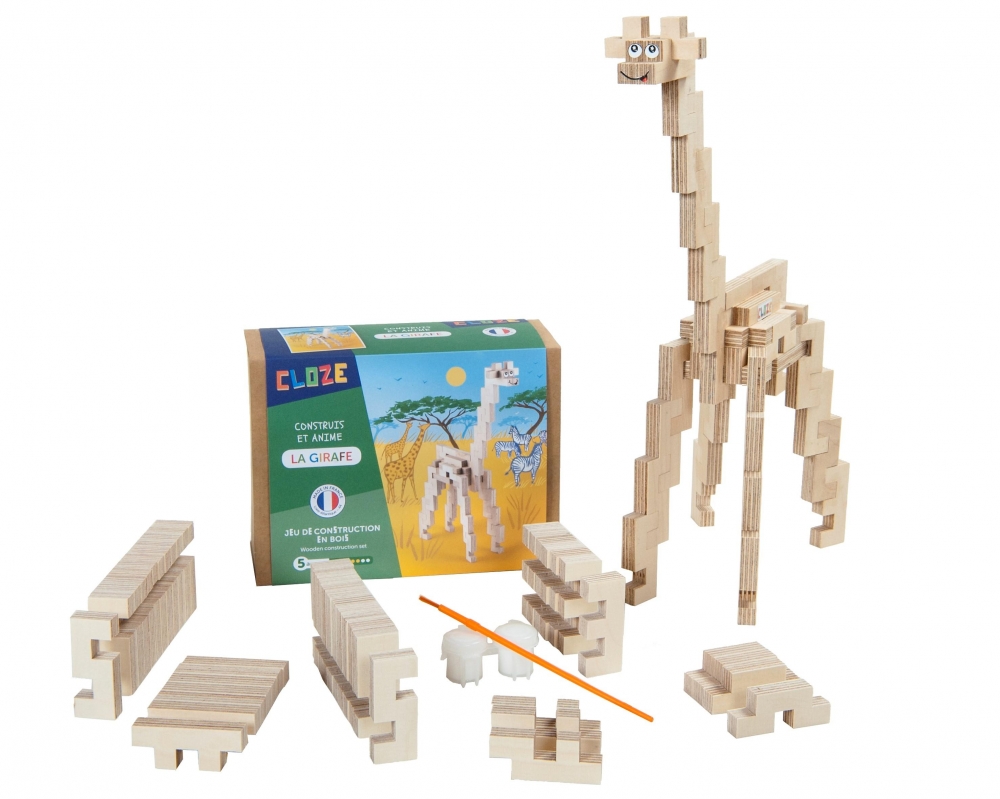 Cloze, jeu de construction aventure - Girafe