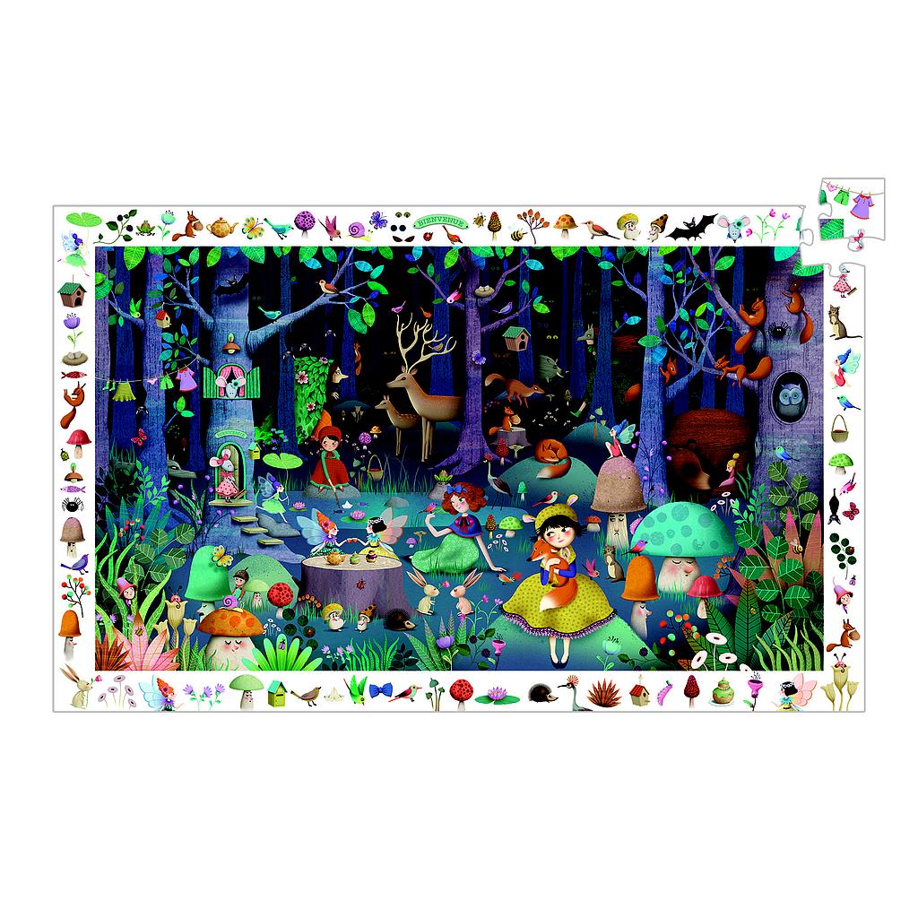 La forêt enchantée - 100 pcs* (Puzzles Observation Djeco)