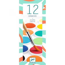 12 pastilles gouaches classique (Les Couleurs Djeco)