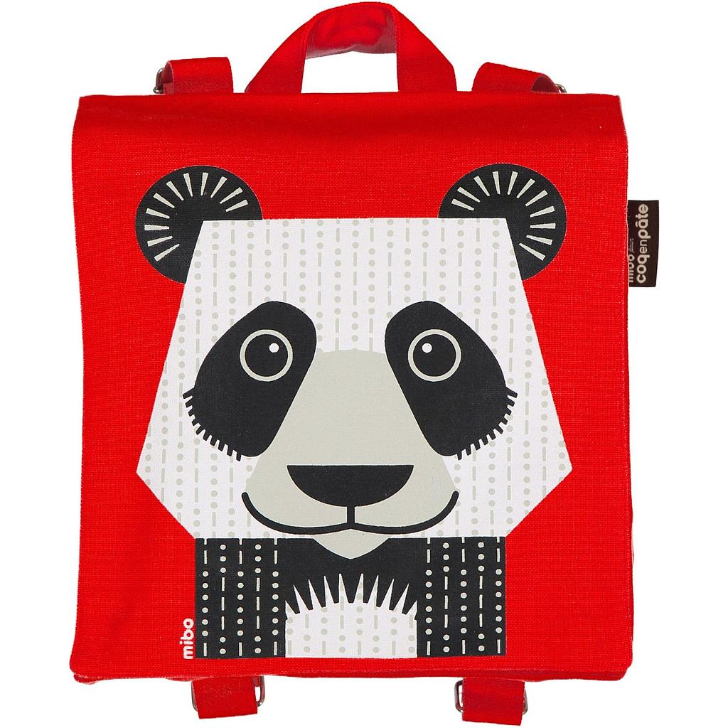 MIBO PANDA (Rouge/Red) Sac à dos