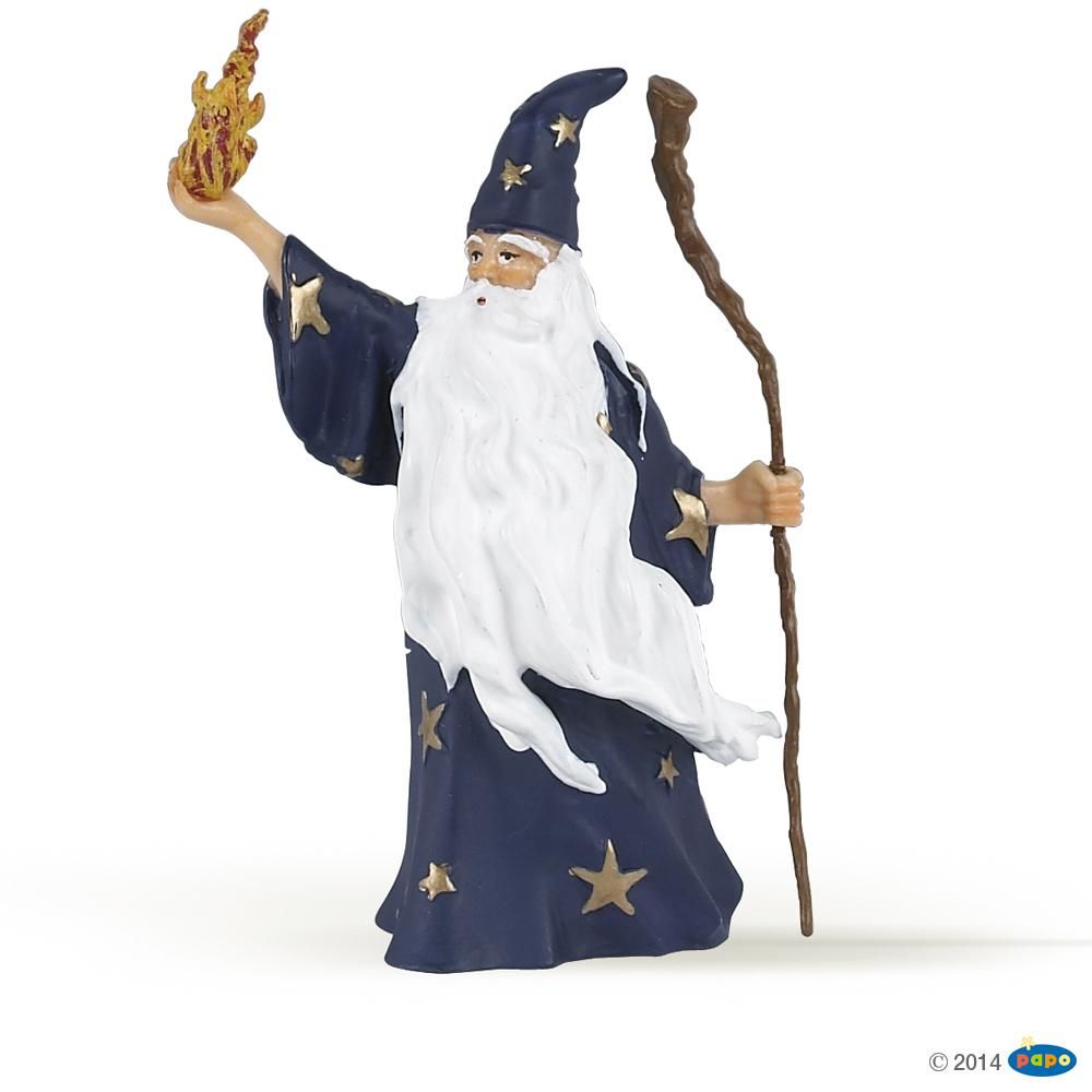 Merlin l'enchanteur , Figurine du Monde Enchanté Papo