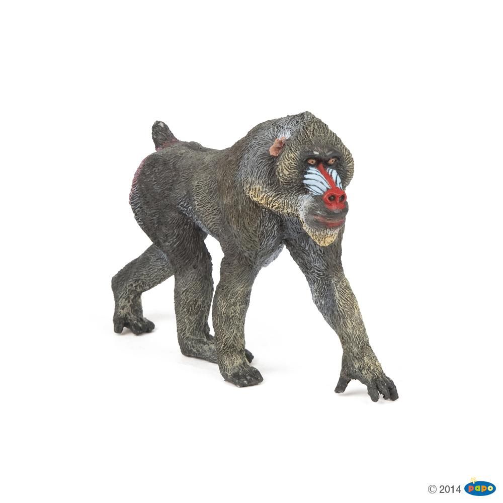 Mandrill, Figurine de La Vie Sauvage Papo