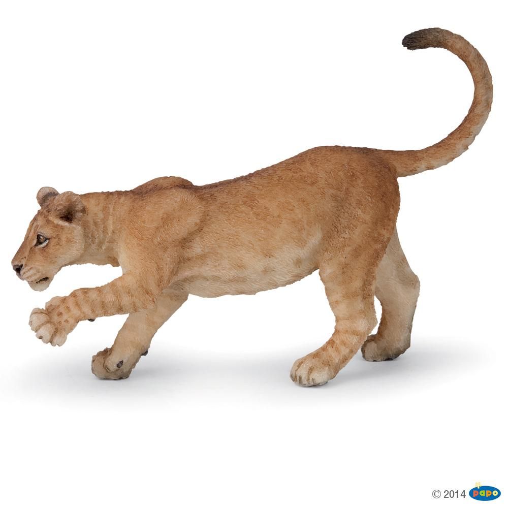 Jeune lionne, Figurine de La Vie Sauvage Papo