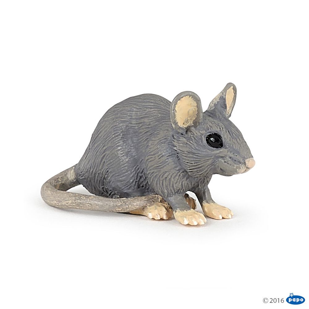 Souris grise, Figurine de La Vie Sauvage Papo