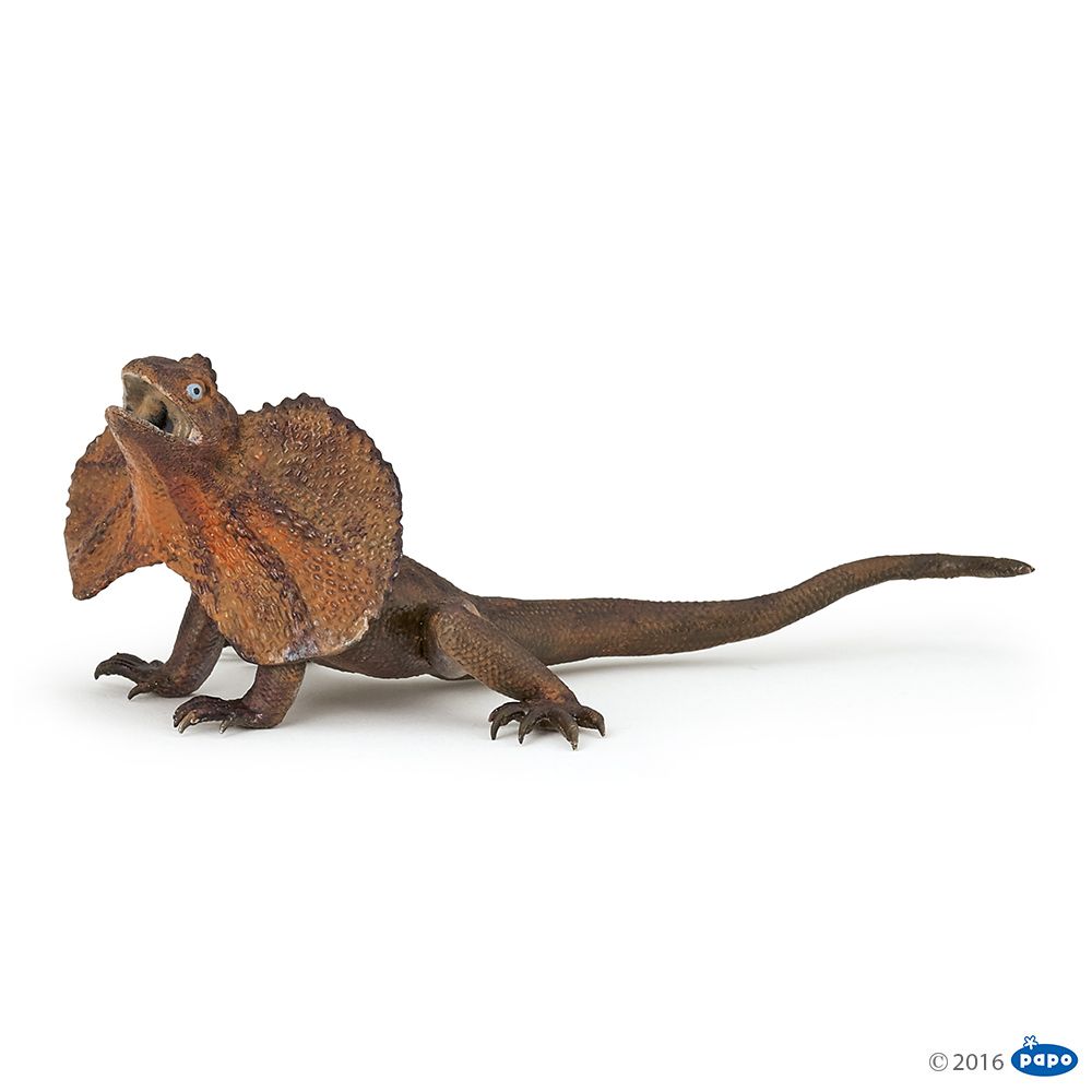 Lézard à collerette, Figurine de La Vie Sauvage Papo