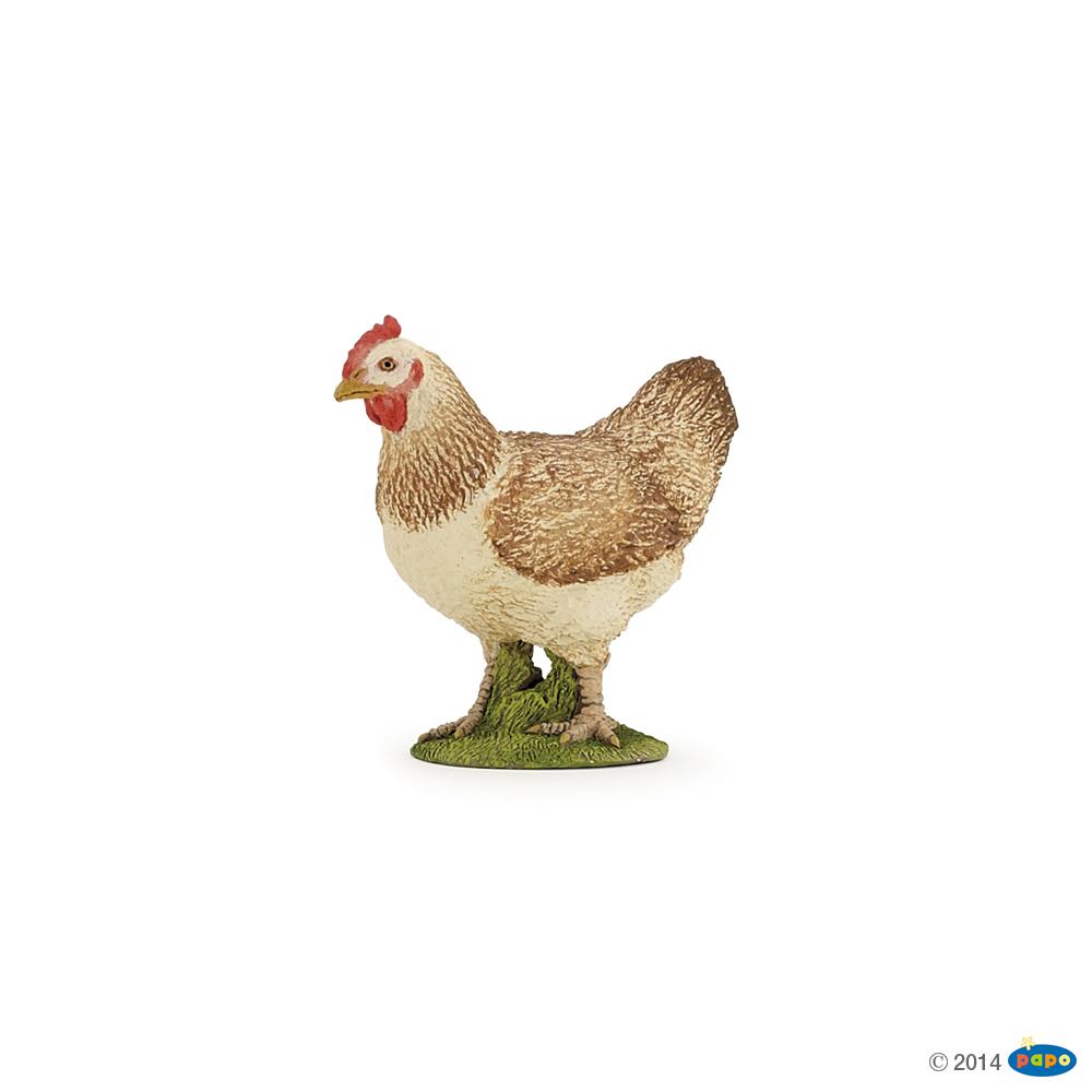 Poule rousse, Figurine de La vie à la Ferme Papo