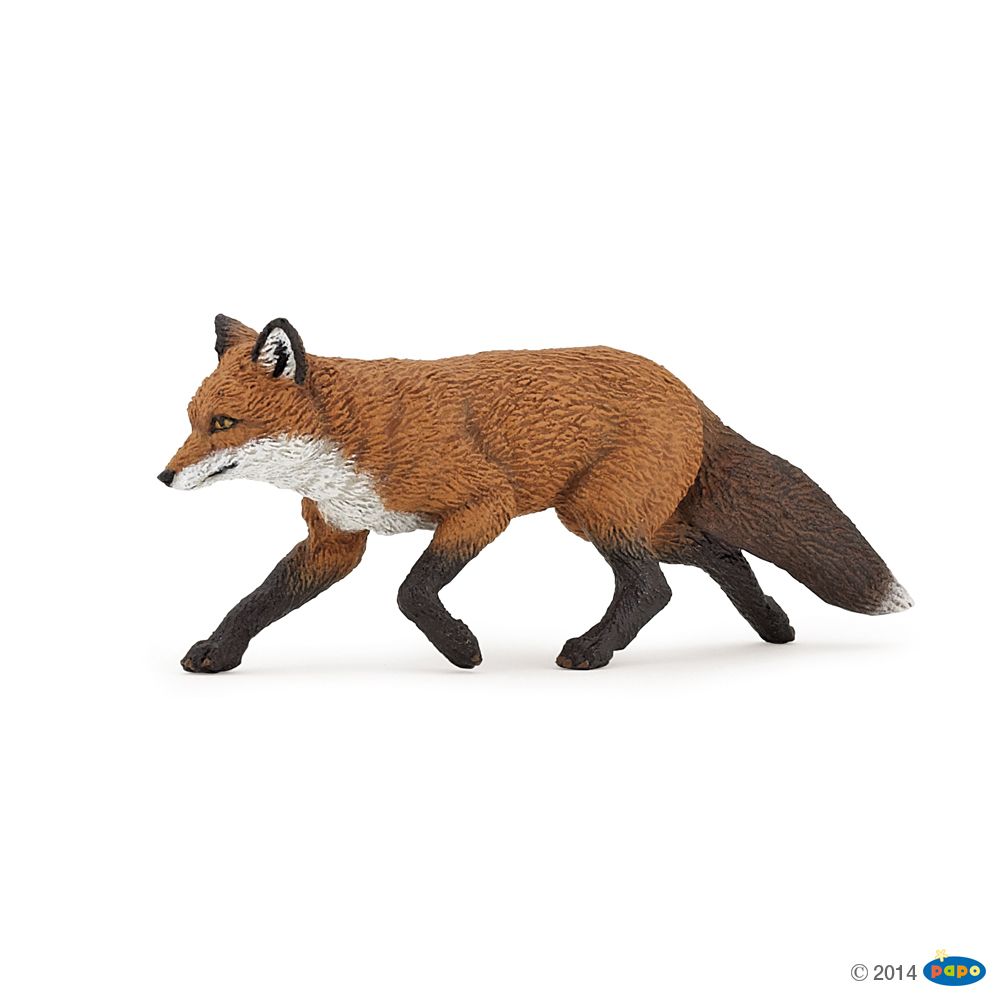 Renard, Figurine de La Vie Sauvage Papo