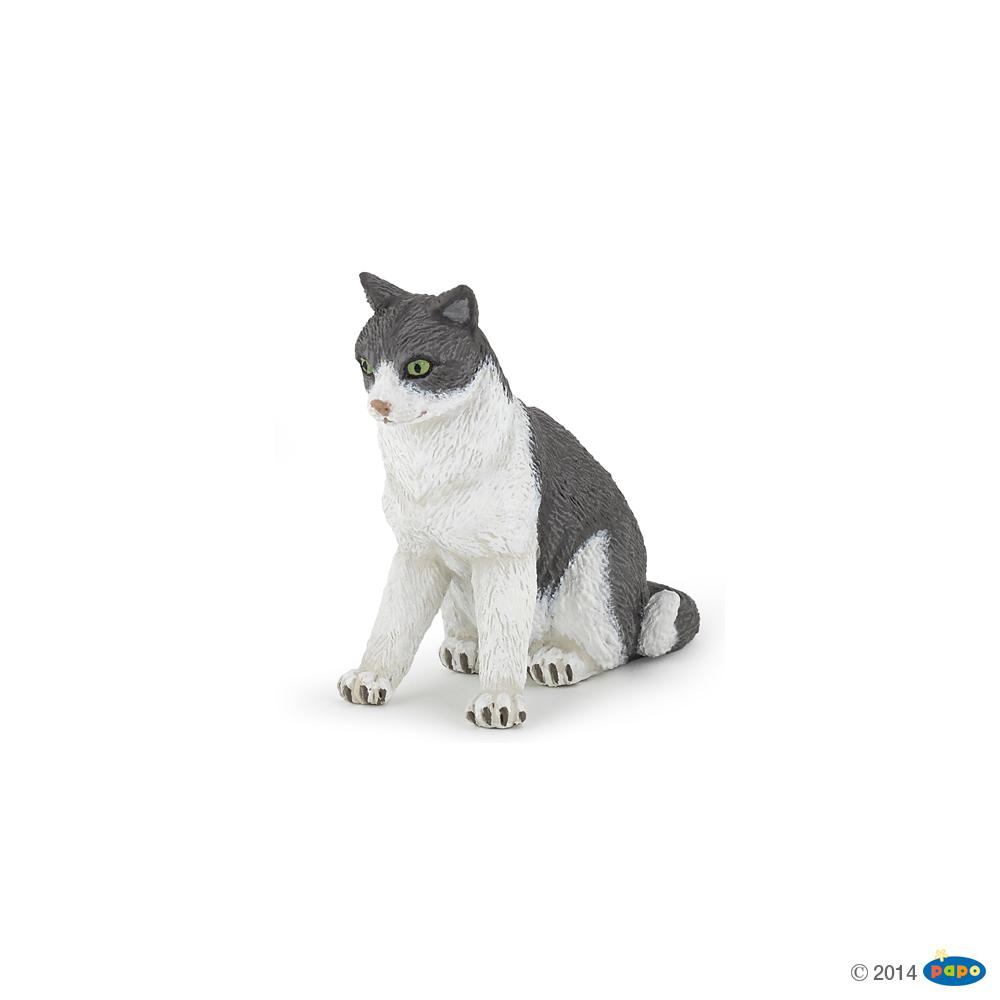 Chatte assise, Figurine des Chiens & Chats de compagnie Papo