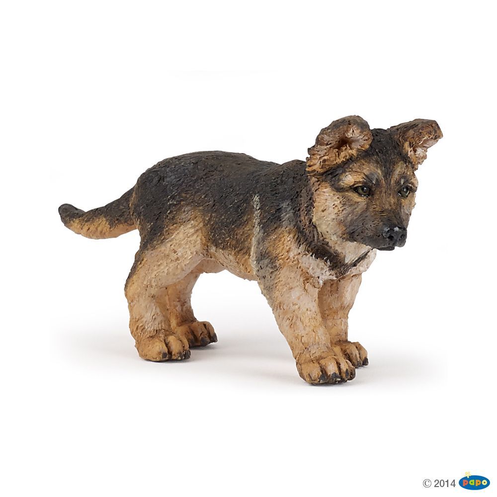 Bébé berger allemand, Figurine des Chiens & Chats de compagnie Papo