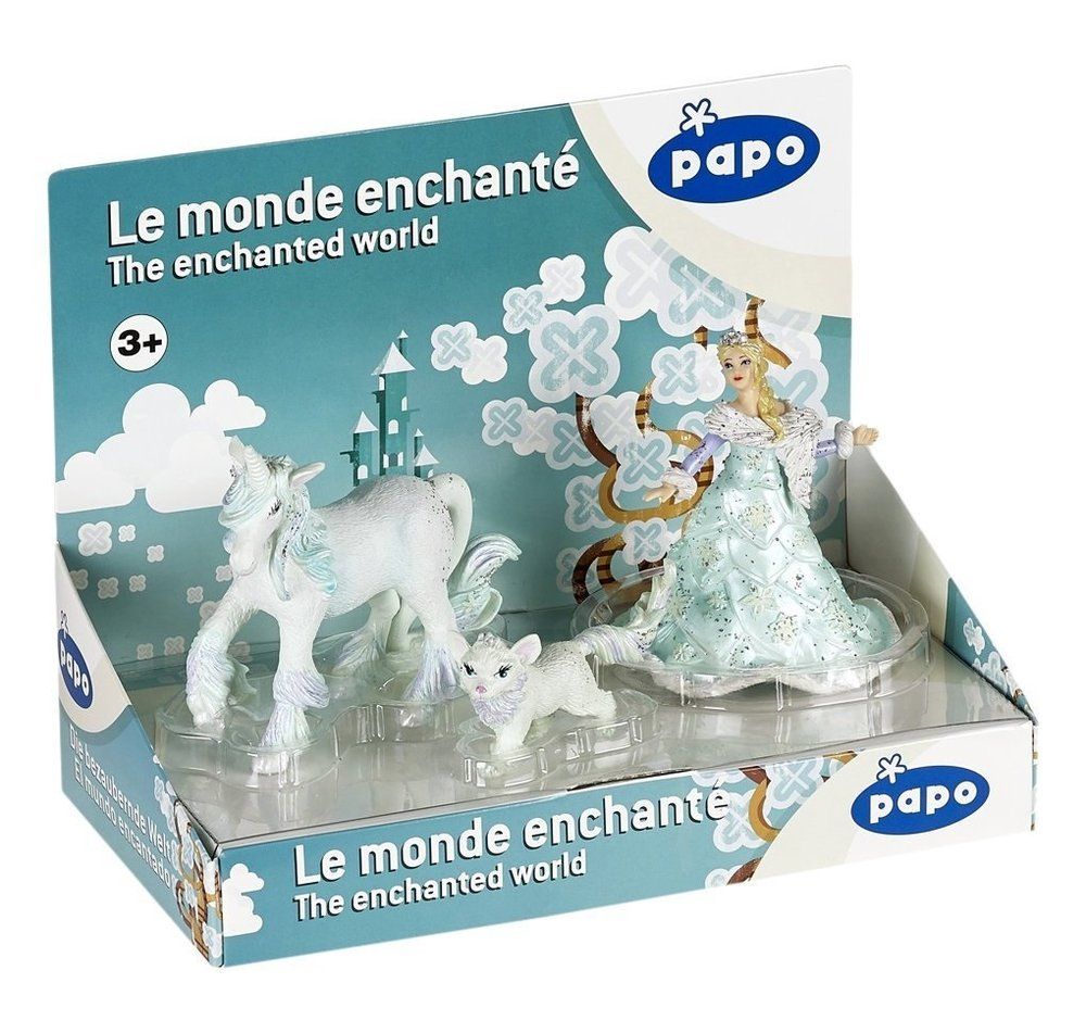 Coffret Reine des glaces, Figurine du Monde Enchanté Papo