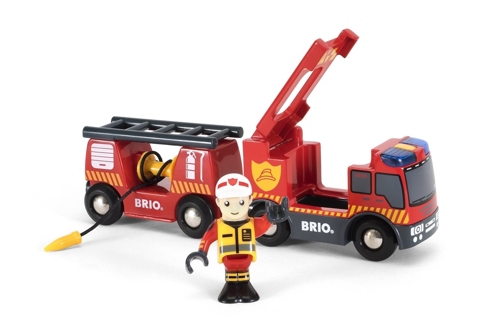 Camion De Pompiers Son Et Lumiere BRIO (3 ans +)