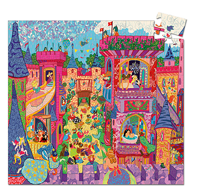 Château féerique - 54 pcs (Puzzles Silhouettes Djeco)