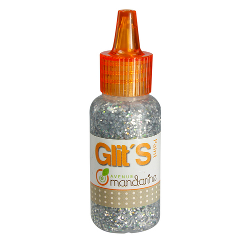 Glit's Paint, 20ml, Argent (Avenue Mandarine)