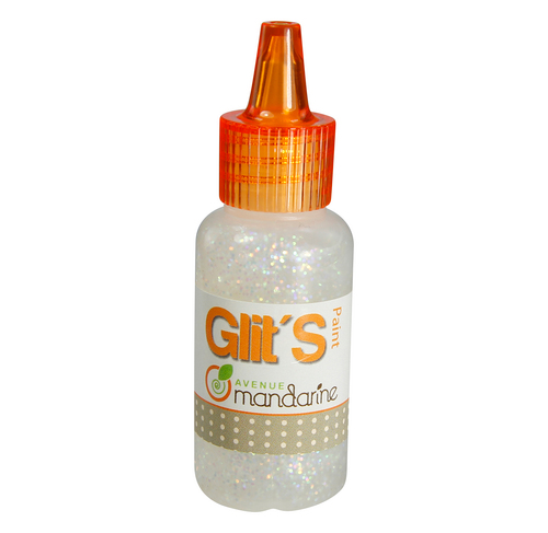 Glit's Paint, 20ml, Blanc (Avenue Mandarine)