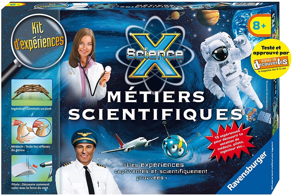 Métiers scientifiques: coffret d'expériences