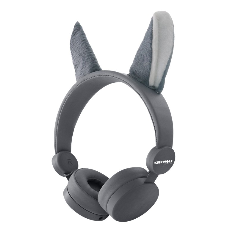 casque audio loup ( gris)