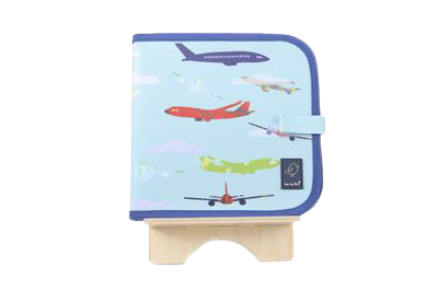 Jaq Jaq Brid: doodle it & go Avion 20x20cm, livre avec 8 pages