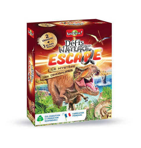 Défis nature escape, le mystère des Dinosaures