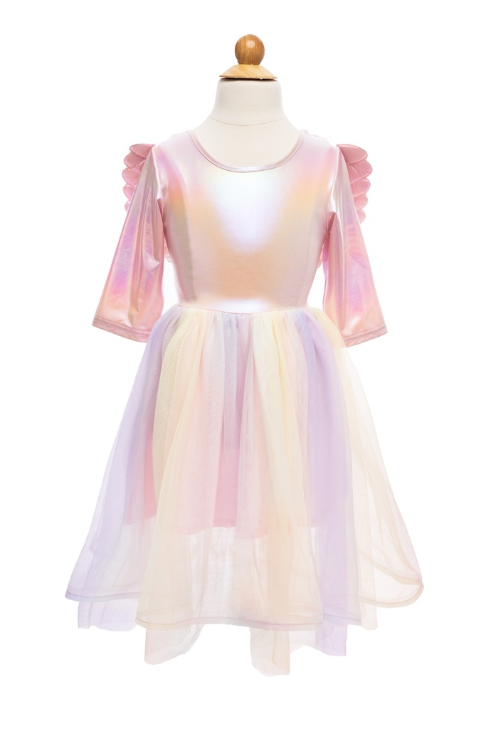 Robe de pégase avec coiffé taille 7-8 ans