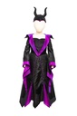 robe de maléfique avec coiffe 7-8 ans