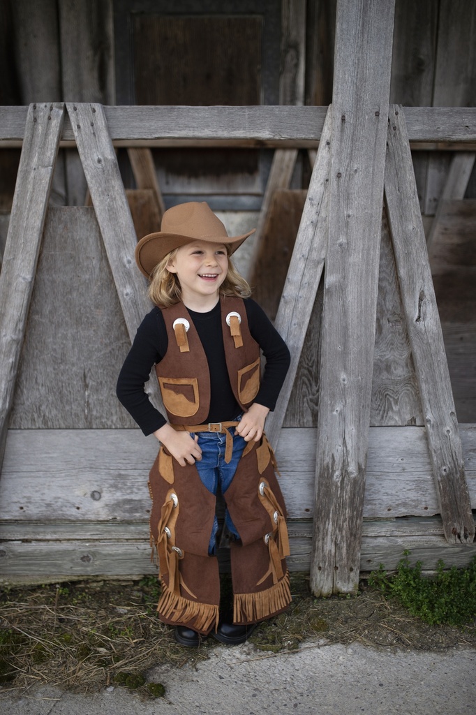 Gilet et chaps de cowboy