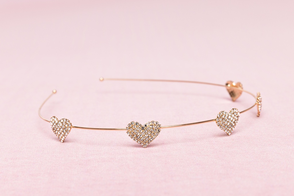 Serre-tête boutique Rhinestone heart