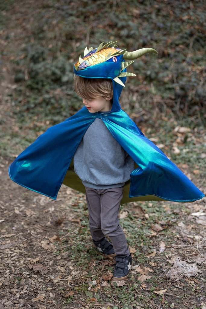 cape de dragon métallisé 5-6 ans