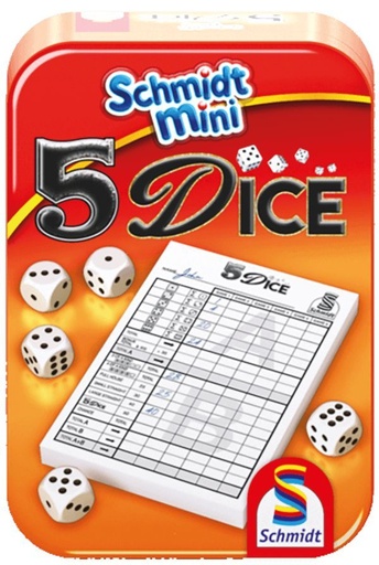 [999_SCH-88180] Mini Jeu 5 Dice (Yahtzee)