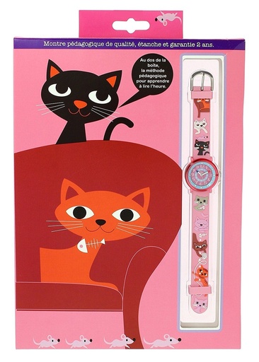 [AXE_606146] Montre Zap – Chats