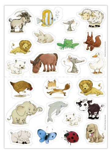 [CHO_560475] Gommettes animaux repositionnables (Maildor Baby)