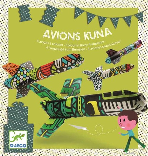 [DJE_DJ02064] Avion kuna (Fêtes - Anniversaires Djeco)