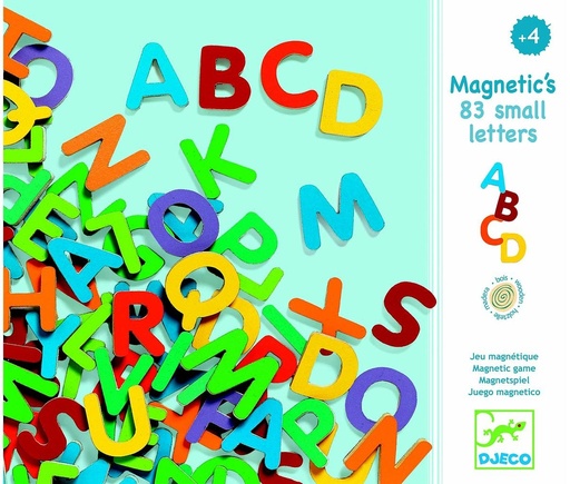 [DJE_DJ03101] 83 small letters (Magnétiques Bois  Djeco)