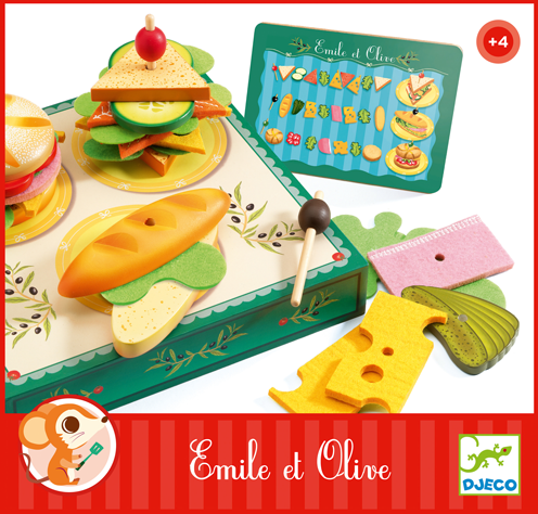 [DJE_DJ06620] Emile et Olive  (Jeux D'Imitation - Gourmandises Djeco)