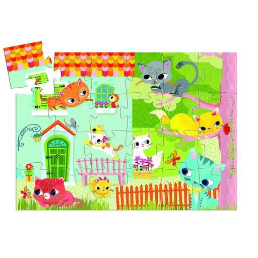 [DJE_DJ07207] Pachat & ses amis - 24 pcs* (Puzzles Silhouettes Djeco)