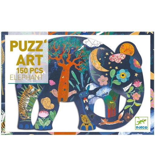 [DJE_DJ07652] Eléphant - 150 pcs* (Puzz'Art Djeco)