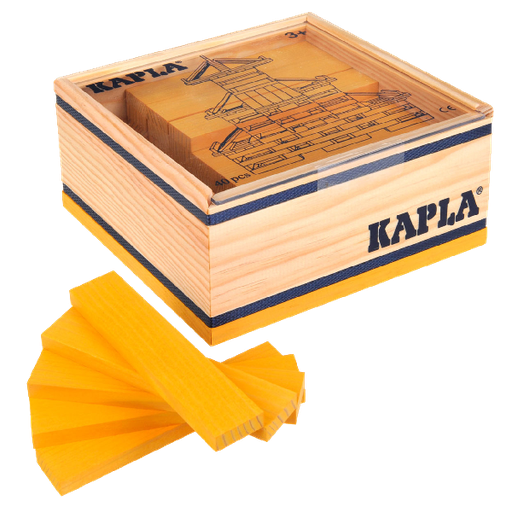 [MAC_K1JAUNE] Petit coffret de 40 Kapla's Jaunes