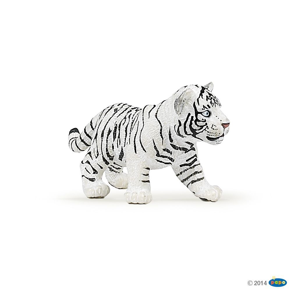 Bebe Tigre Blanc Figurine De La Vie Sauvage Papo Magasindejouets Com