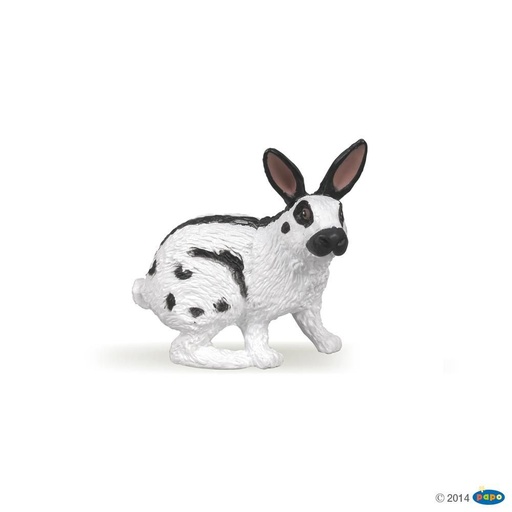 [PAP_51025] Lapin papillon, Figurine de La vie à la Ferme Papo