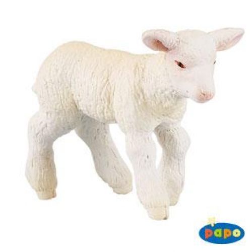 [PAP_51047] Agneau mérinos , Figurine de La vie à la Ferme Papo