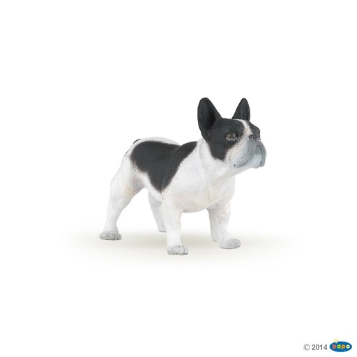 [PAP_54006] Bouledogue français noir et blanc , Figurine des Chiens & Chats de compagnie Papo