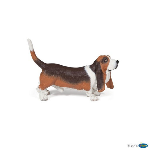 [PAP_54012] Basset hound, Figurine des Chiens & Chats de compagnie Papo