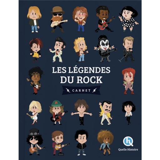 [ABC_QUE9782371044470] Carnet Les légendes du rock