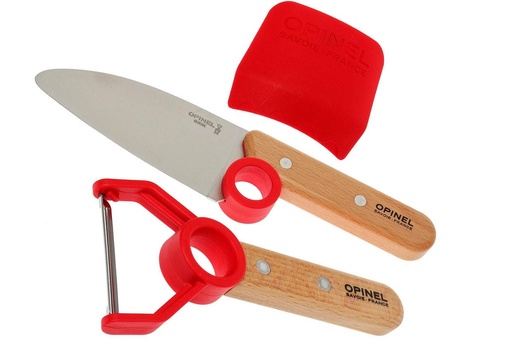 [DIV_30OP1746_3] Coffret Opinel enfant "Petit Chef " rouge