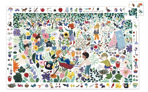 [DJE_DJ07507] 1000 fleurs - 100 pcs (Puzzles Observation Djeco)