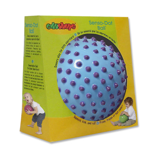 [ABC_EDU715176] Balle sensorielle bicolore 18 cm