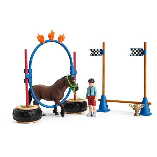 [SCH_42482] Course D'Agility Pour Poney (Farm World Schleich)