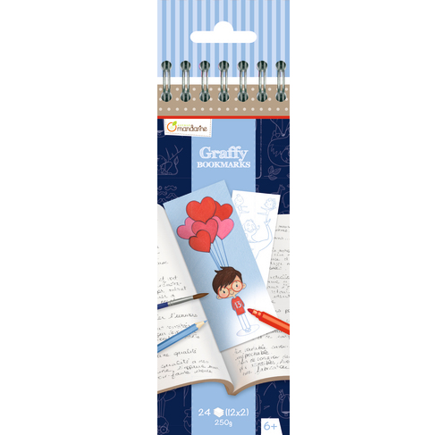 [CHO_GY033O] Graffy Bookmark, Fête des pères (Avenue Mandarine)