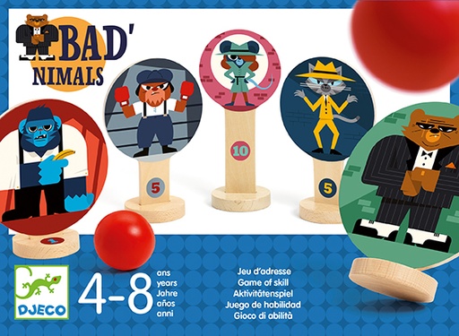 [DJE_DJ02038] Jeux d'adresse Bad'nimals