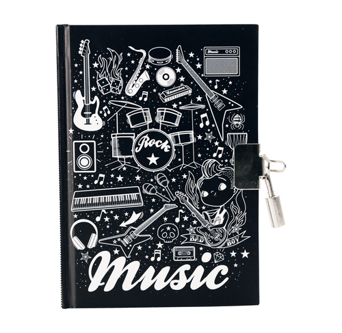 [CHO_CO140O] Journal intime garçon musique (Avenue Mandarine)