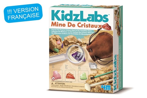 [DAM_5663252] Kit de la Mine de Cristaux (4M KidzLabs)